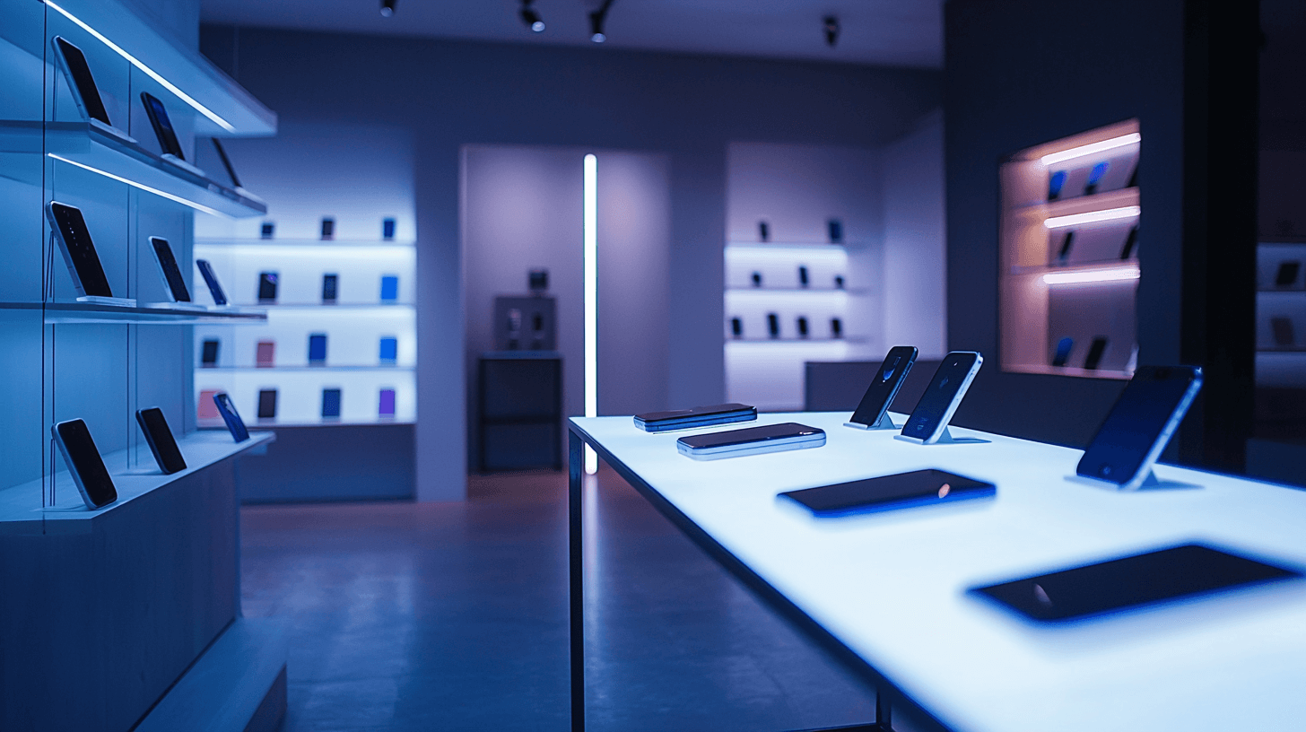 폰공략 매장 인테리어